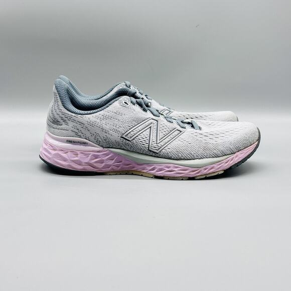 New Balance Shoes Womens 8 Gray Pink Fresh Foam 880v11 Running Athletic Sneakers - Picture 1 of 12